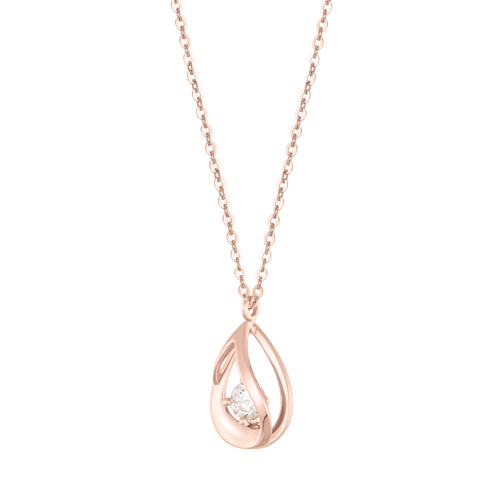 [아이유 PICK] MARIEBEL 14K 페어 1부 다이아 목걸이 (JJMBND4BF481R4420)