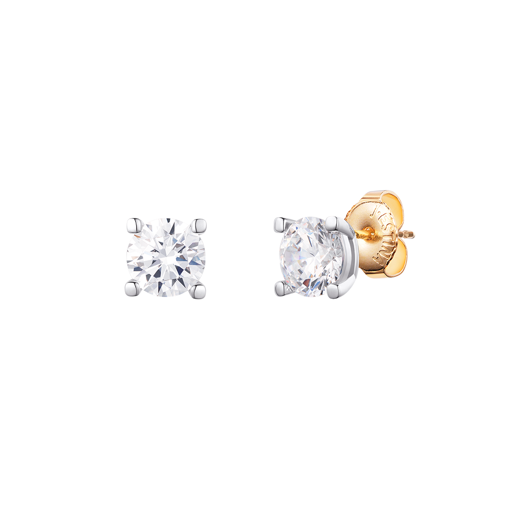 MORVE 14K 1캐럿 랩다이아몬드 귀걸이 (SET-J0-LAB403)