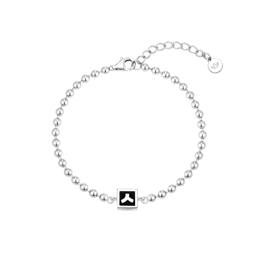 [아이유 PICK] 서울서체 한글 주얼리 볼체인 팔찌 (JJADBZ4BF946SW190)