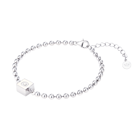 [아이유 PICK] 서울서체 한글 주얼리 볼체인 팔찌 (JJADBZ4BF946SW190)