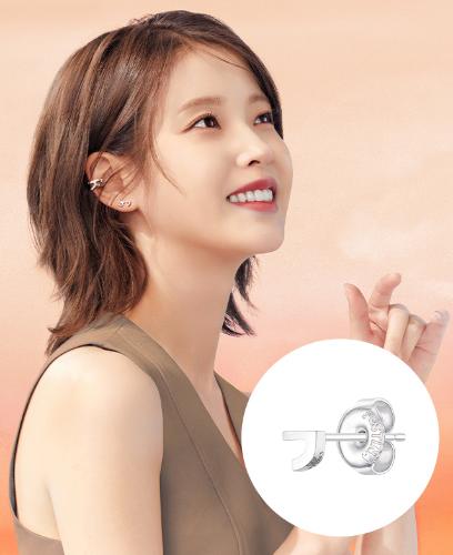 [아이유 PICK] 한글 주얼리 싱글 귀걸이 (JJADE04BF942SWP00)