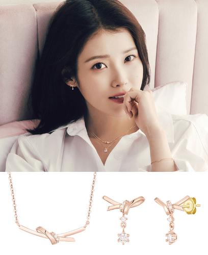 [아이유 PICK] HERBOW 14K 목걸이+귀걸이 세트 (SET-J0-1203)