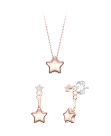 LALA J 별 목걸이+귀걸이 세트 (SET-J0-0113)