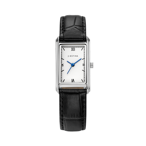 [아이유 PICK] NUOVO TEMPO 렉탱글 가죽 시계 (JWT2LE5BS502WHBK0)