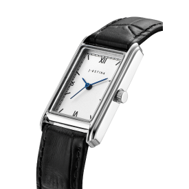 [아이유 PICK] NUOVO TEMPO 렉탱글 가죽 시계 (JWT2LE5BS502WHBK0)