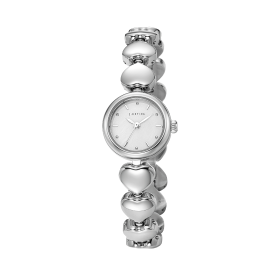 TIARA 하트링크 메탈 시계 (JWT1ME5BS504WHWH0)