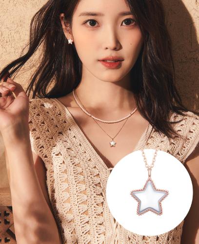 [아이유 PICK] 마리엘 진주 별 목걸이 (JJLJNI5B2305SR420)