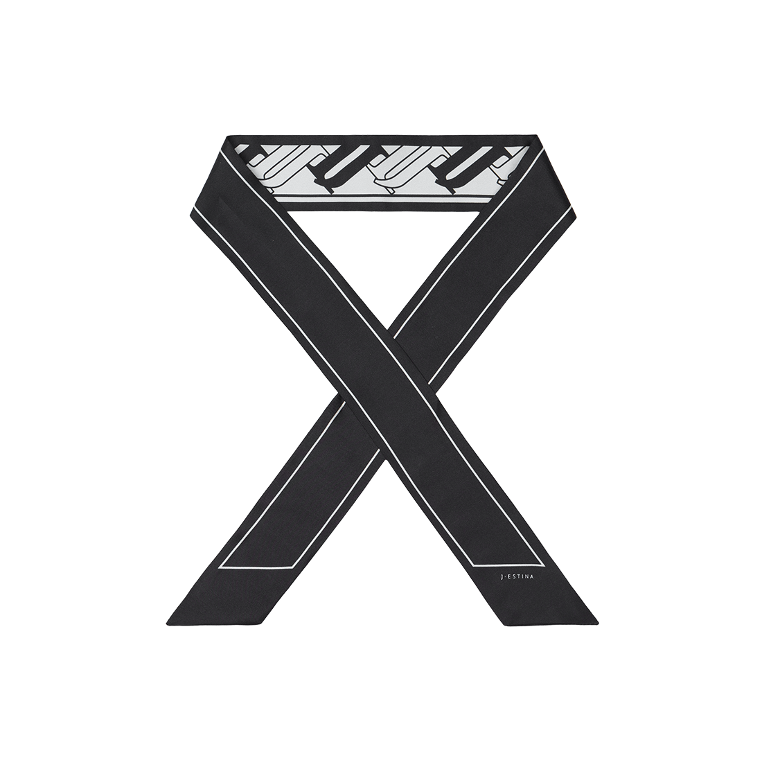 JOELLE 실크 스카프 BK (JEACED5BS720BK330)