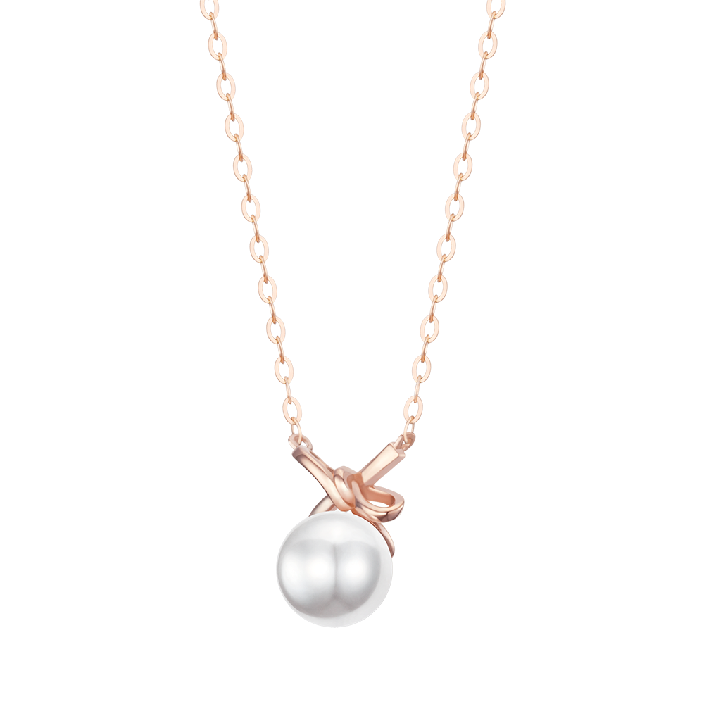 HERBOW 14K 진주 목걸이 (JJRBNI5B3751R4400)