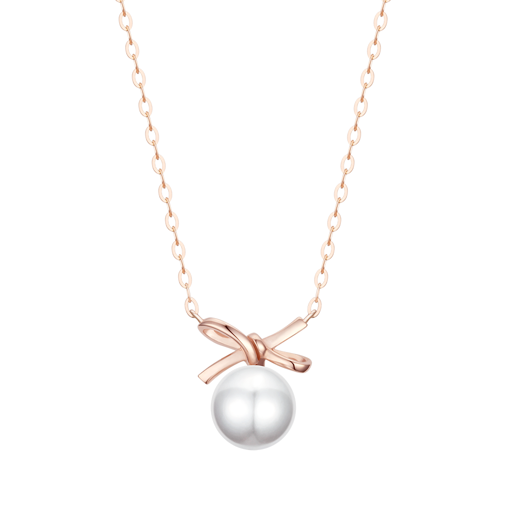 HERBOW 14K 진주 목걸이 (JJRBNI5B3751R4400)