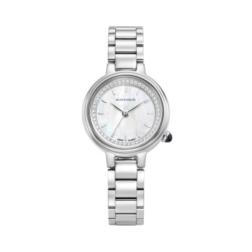 [로만손] 루미에르 비쥬 화이트 여성 메탈시계 (RWRMLL3BF513WHWH0)
