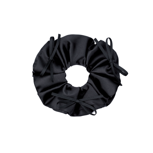 LALA J 새틴 리본 헤어 스크런치 (JALJHS5B4822FABK0)