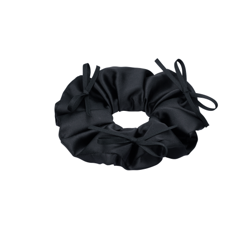 LALA J 새틴 리본 헤어 스크런치 (JALJHS5B4822FABK0)
