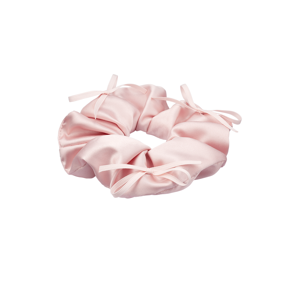 LALA J 새틴 리본 헤어 스크런치 (JALJHS5B4822FAPK0)
