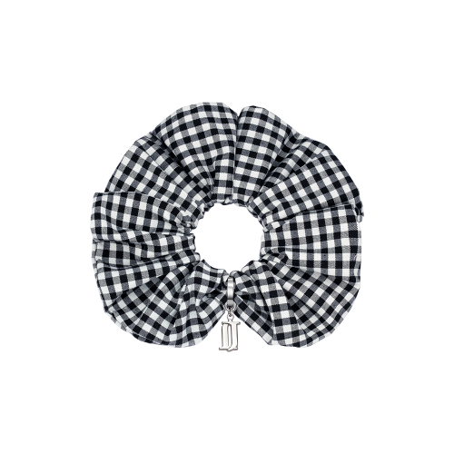 LALA J 깅엄체크 헤어 스크런치 (JALJHS5B4821FABK0)