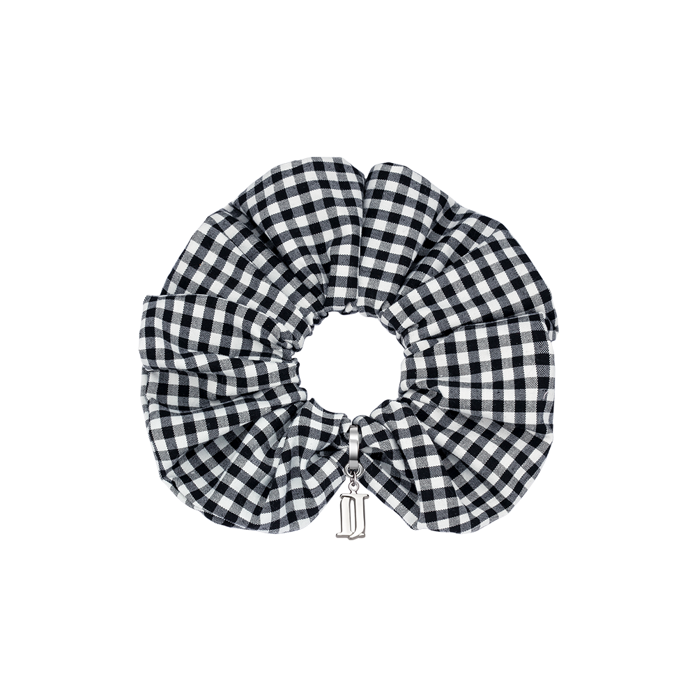 LALA J 깅엄체크 헤어 스크런치 (JALJHS5B4821FABK0)