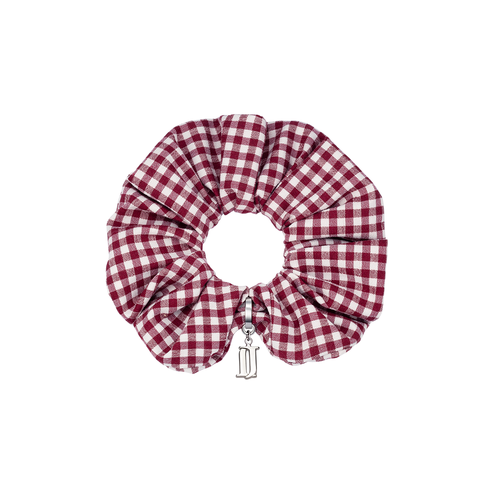 LALA J 깅엄체크 헤어 스크런치 (JALJHS5B4821FARE0)