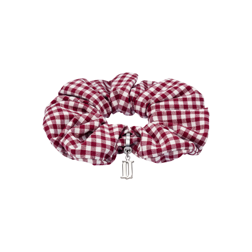LALA J 깅엄체크 헤어 스크런치 (JALJHS5B4821FARE0)