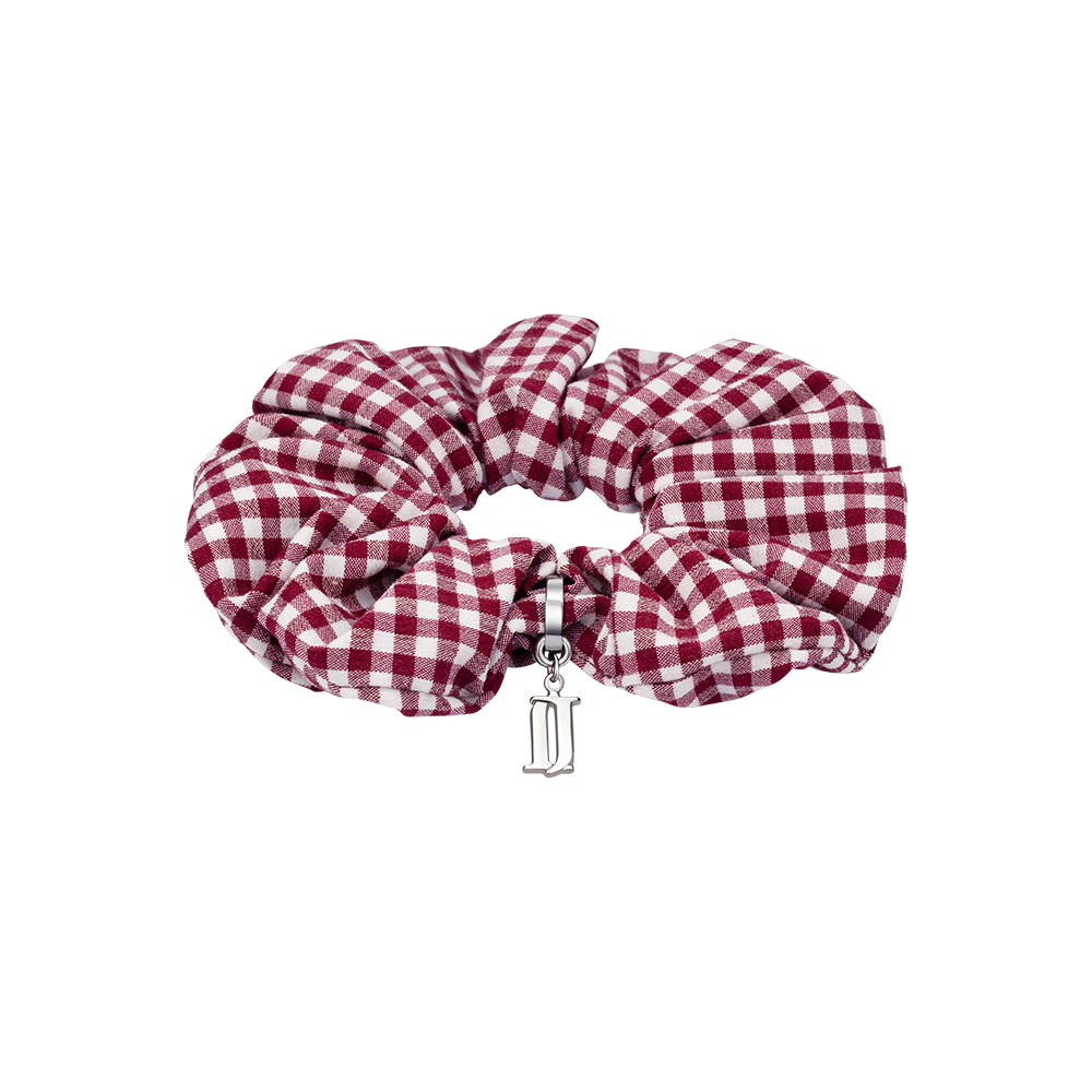 LALA J 깅엄체크 헤어 스크런치 (JALJHS5B4821FARE0)