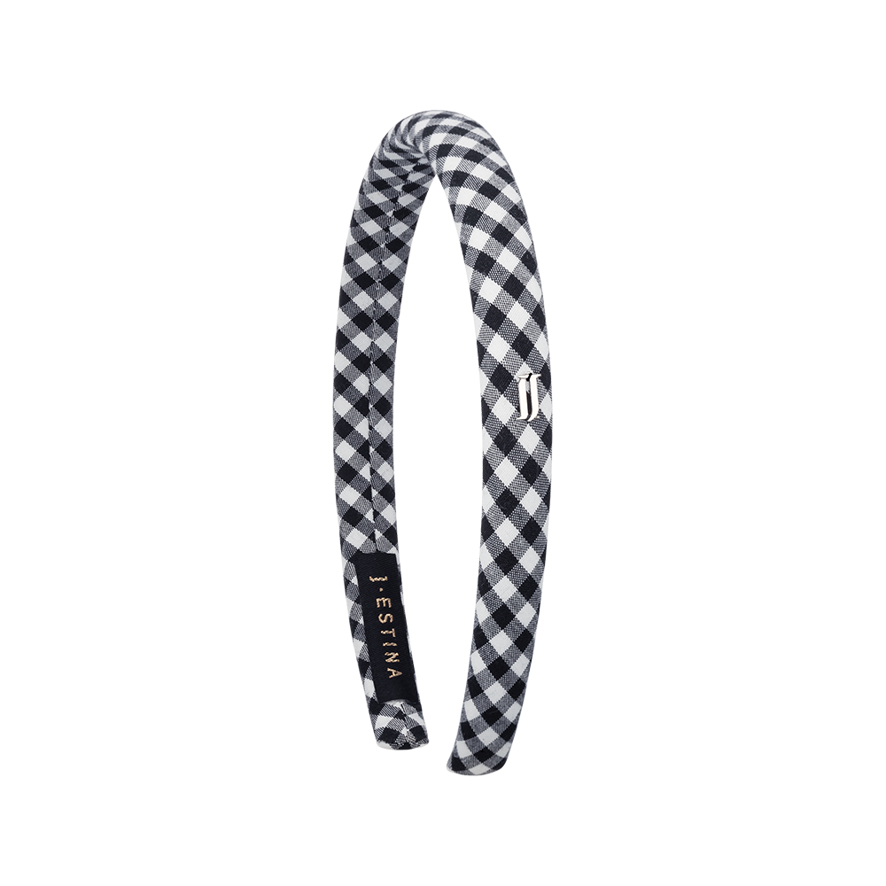 LALA J 깅엄체크 헤어밴드 (JALJHB5B4820FABK0)