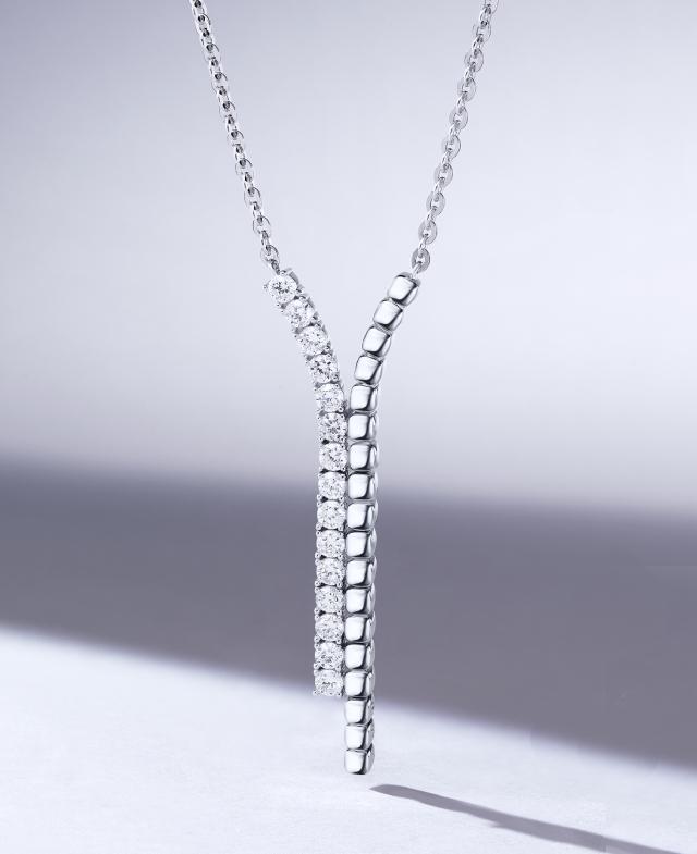 MORVE 14K 랩다이아몬드 목걸이 (JJMRNL5B4403W4500)
