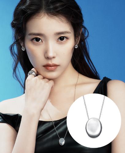 [아이유 PICK] UNIS PEBBLE 롱 목걸이 (JJUNN05B5500SW650)