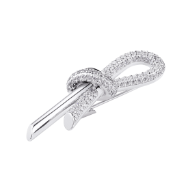 MORVE 14K 랩다이아몬드 브로치 (JJMROL5B5409W4000)