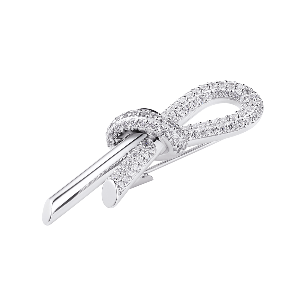 MORVE 14K 랩다이아몬드 브로치 (JJMROL5B5409W4000)