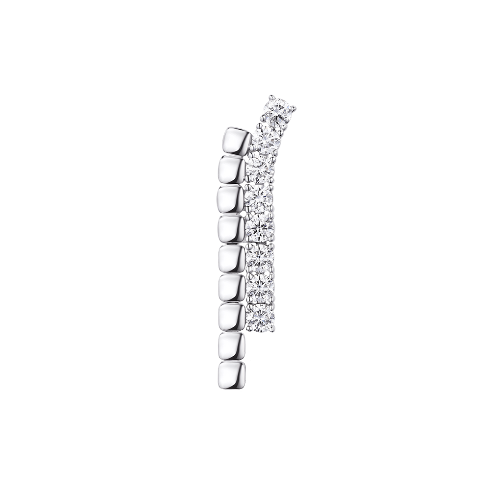 MORVE 14K 랩다이아몬드 싱글 귀걸이 L (JJMREL5B5408W4PL0)