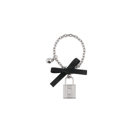 J.LETTER 미니 리본 락 참 SI (JEACEA5BF978SI360)