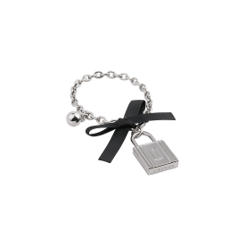 J.LETTER 미니 리본 락 참 SI (JEACEA5BF978SI360)