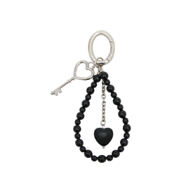 J.LETTER 하트키 비즈 참 BK (JEACEA6BS982BK360)