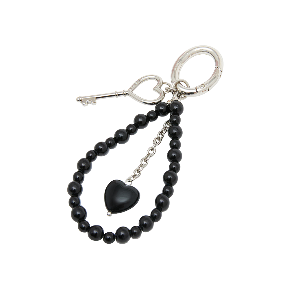 J.LETTER 하트키 비즈 참 BK (JEACEA6BS982BK360)