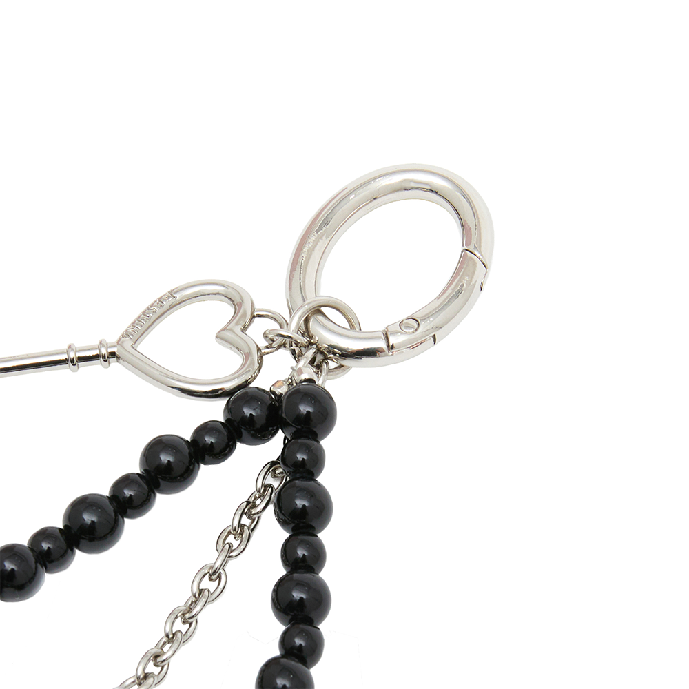 J.LETTER 하트키 비즈 참 BK (JEACEA6BS982BK360)