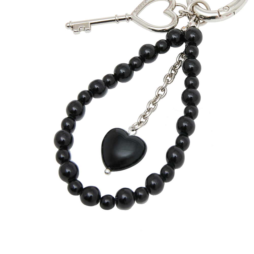 J.LETTER 하트키 비즈 참 BK (JEACEA6BS982BK360)