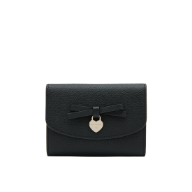 JANE 리본 3단 미니 반지갑 BK (JSNCSC6BS747BK010)