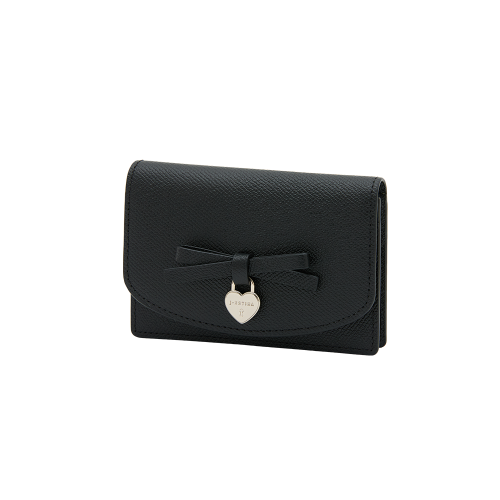 JANE 리본 플랩 카드지갑 BK (JSNCSF6BS746BK010)