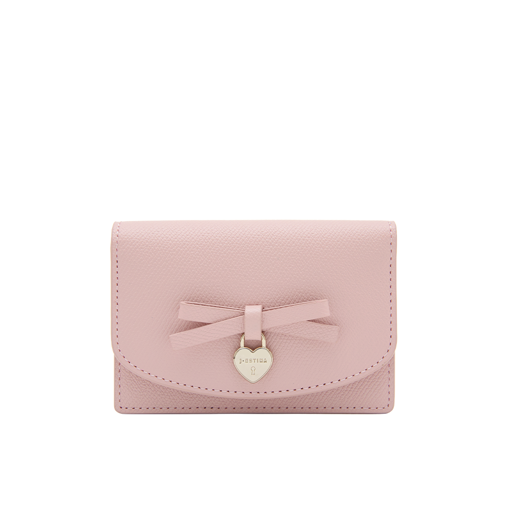 JANE 리본 플랩 카드지갑 PK (JSNCSF6BS746PK010)