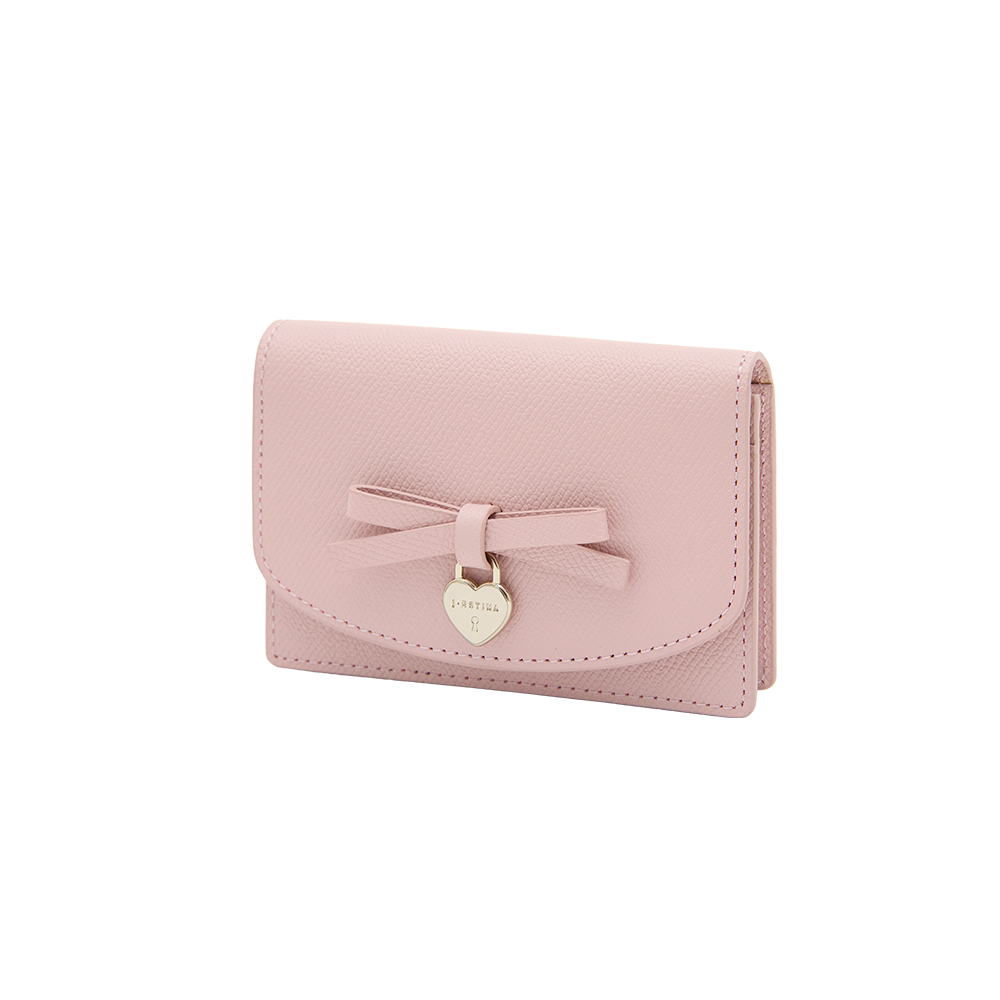 JANE 리본 플랩 카드지갑 PK (JSNCSF6BS746PK010)