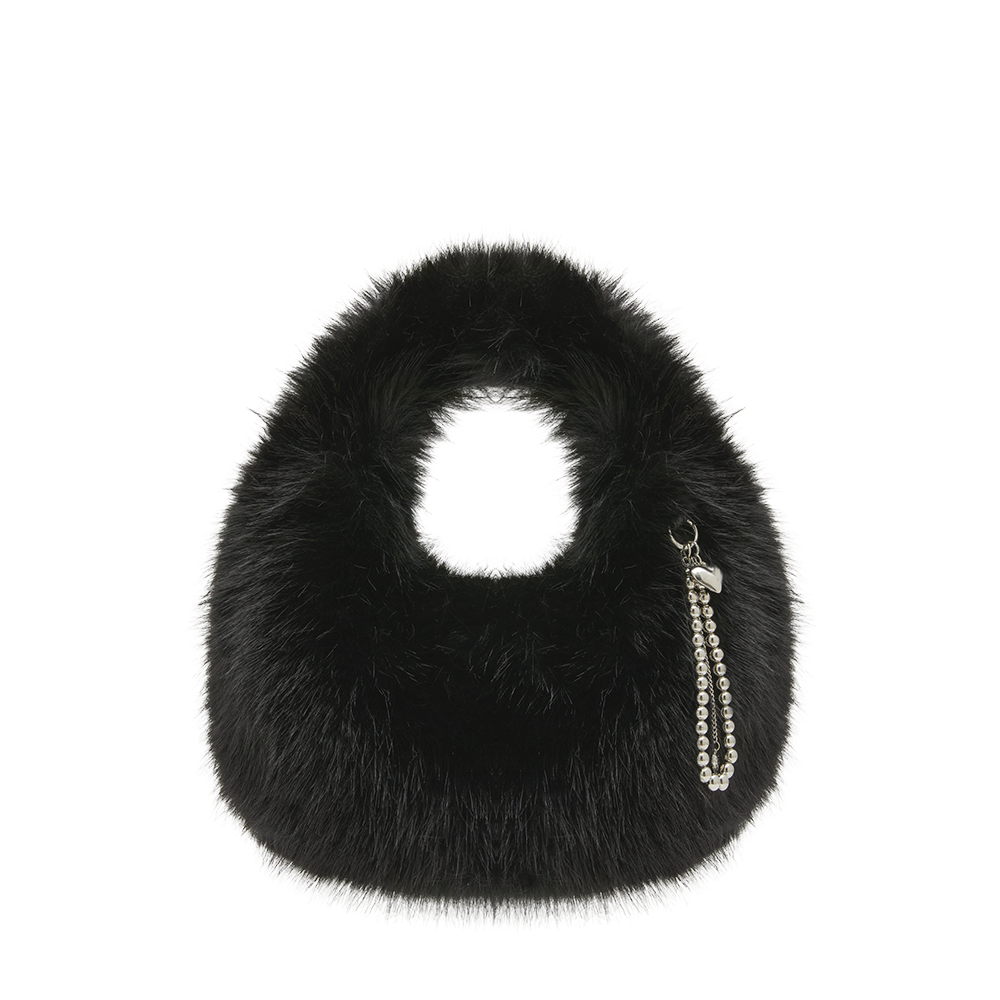 PULITO(FUR) SM 토트 BK (JHNEHD5BF181BK320)