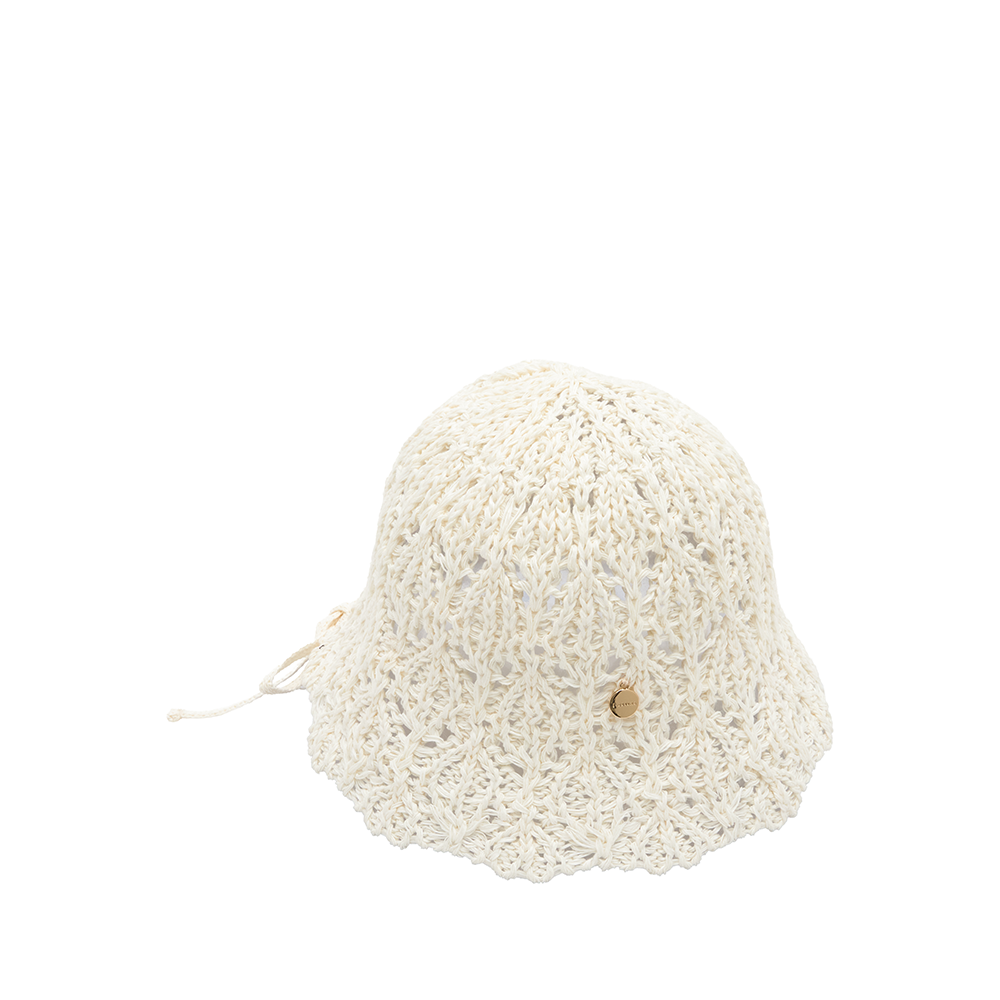 J.LETTER 크로셰웨이브버킷햇 WH (JEACEM6BS930WH260)