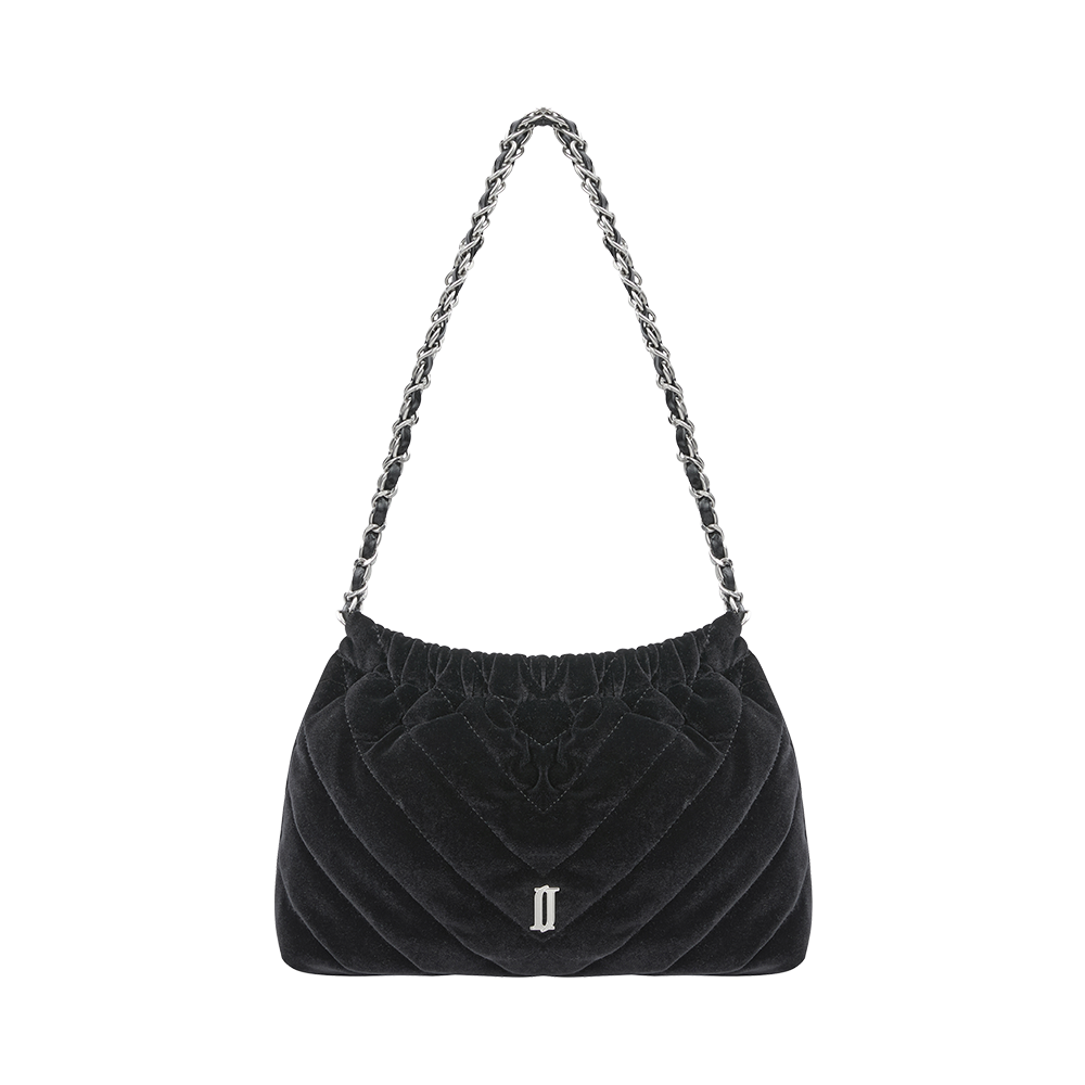 ILLY 벨벳 SM숄더 BK (JHNCHA5BF349BK260)