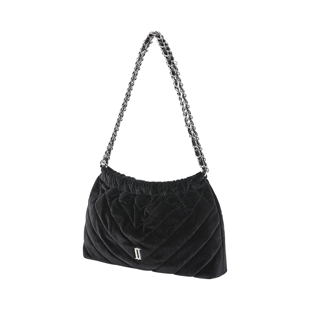 ILLY 벨벳 SM숄더 BK (JHNCHA5BF349BK260)