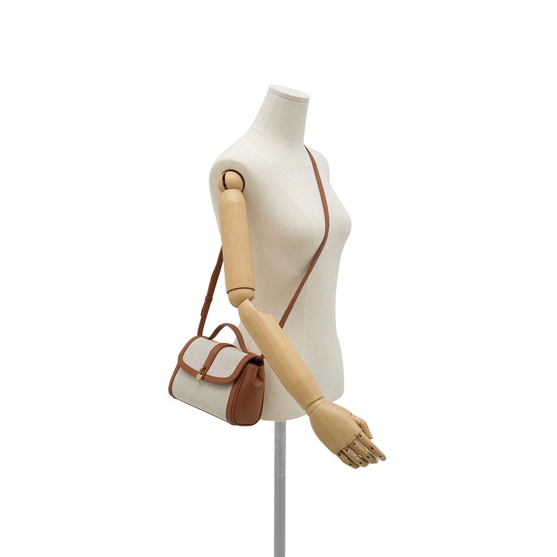 JANE 캔버스 MINI탑핸들크로스 BR (JHNEHE6BS946BR270)