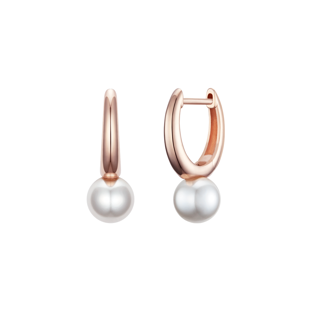 [패밀리 세일] BASIC PERLINA 14K 진주 원터치 귀걸이 (JJP1EI5B5150R4000)