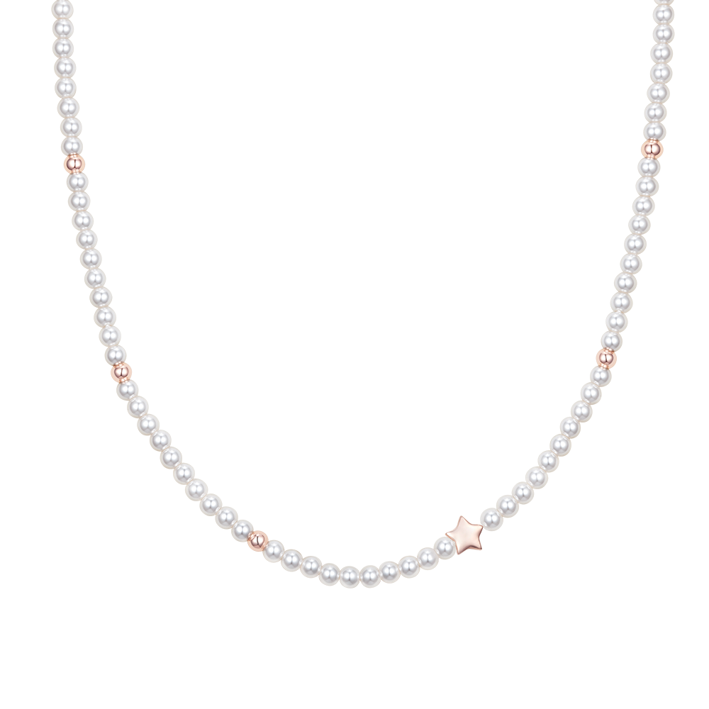 STELLA 진주 비드목걸이 (JJLJNI4BF388BR420)