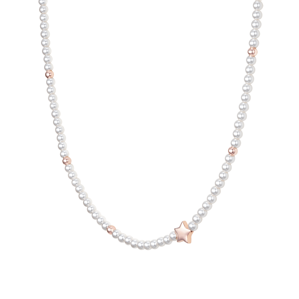 STELLA 진주 비드목걸이 (JJLJNI4BF388BR420)