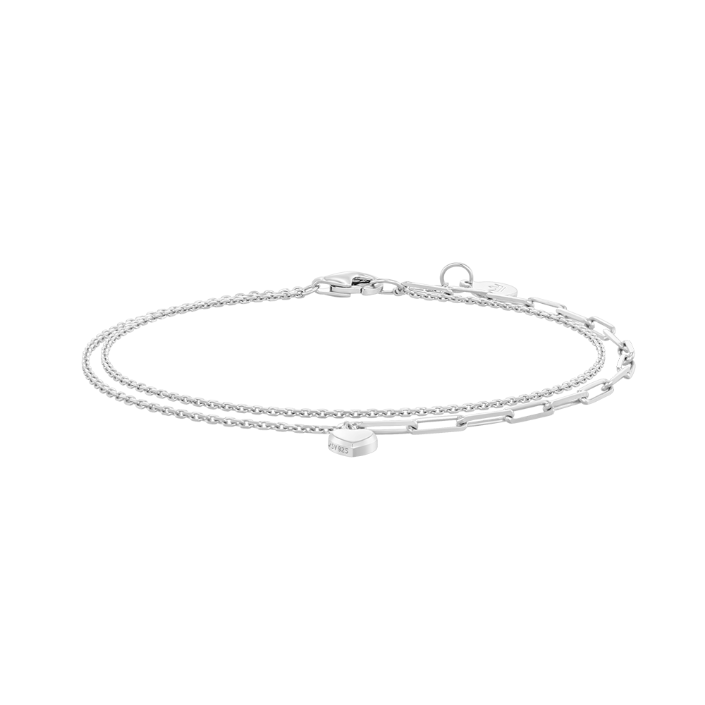 LALA J 하트 클립 팔찌 (JJLJB03BS320SW7S0)