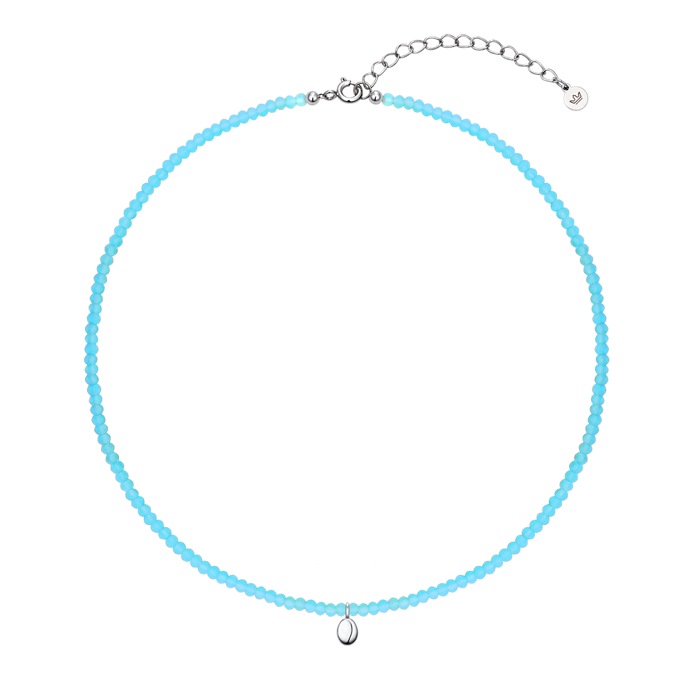 UNIS PEBBLE 크리스탈 비드목걸이 (JJUNNZ5B6509SW420)