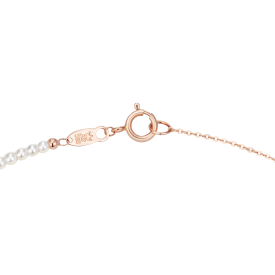CLOVIA 14K 크리스탈 진주 비드목걸이 2mm (JJCLNI5B6201R4420)